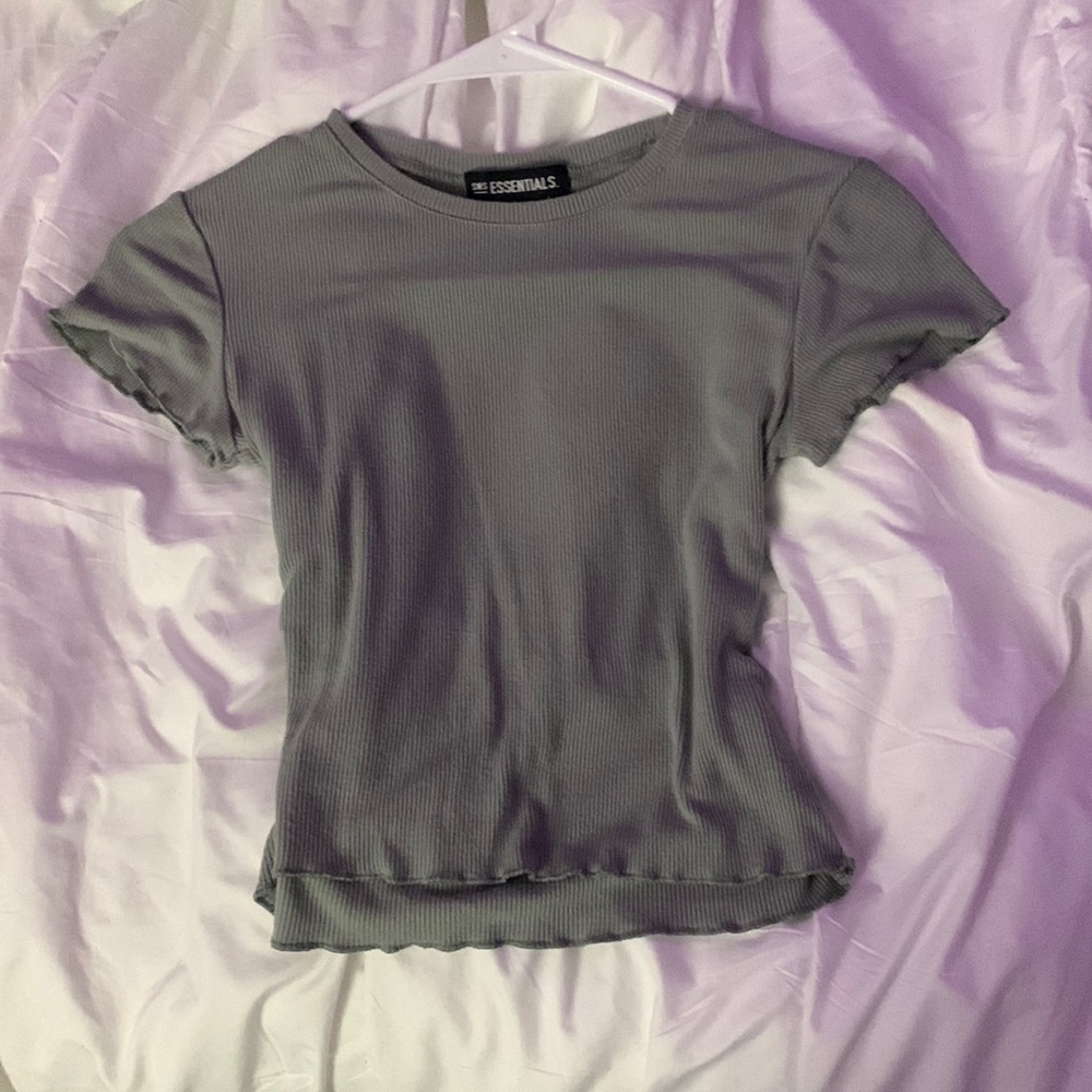 GREEN FITTED TOP SIZE S